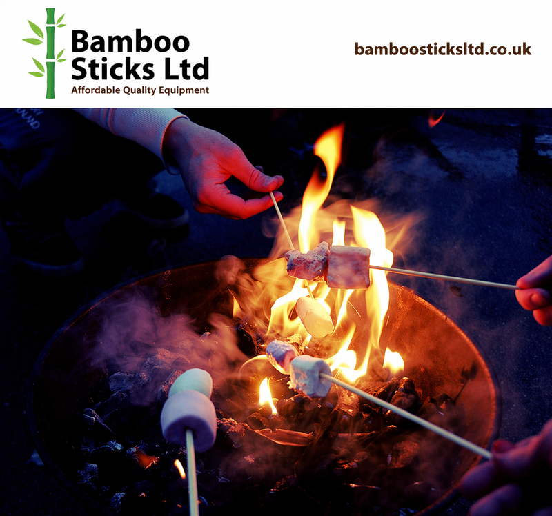 91cm 36 inch 5mm Kebab and Marshmallow Bamboo Roasting Sticks 120 sticks