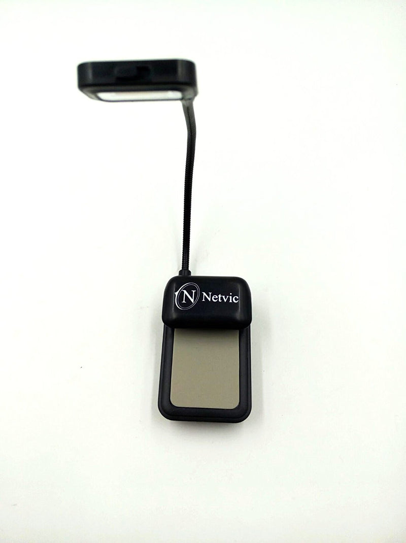 Compact Dual LED Book clip on light or Reading Light